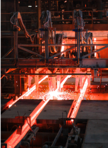 Nahu Al Bilad team showcasing industrial steel solutions and business relations in the steel industry